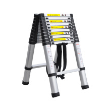 3.2 + 3.2m double side telescopic herringbone ladder aluminum alloy isometric telescopic ladder high grade portable ladder